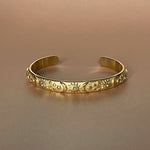 Helia Luxe 18k Gold Plated Celestial Bangle