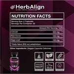 Herbalign Black Cohosh Menopause Relief Capsules with Sage Leaf & Red Clover – Natural Support for Hot Flushes, Night Sweats & Hormonal Balance