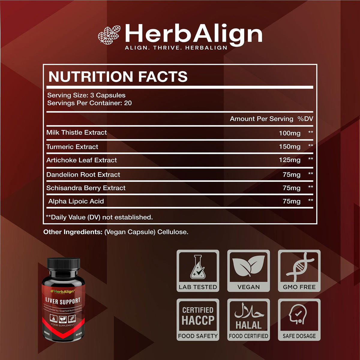 Herbalign Liver Support Capsules