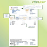 Herbalign Organic Ashwagandha & Shilajit - Natural Pure Raw Caps UK Lab tested