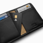 Herringbone Wallet, Black | Mantidy®