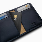 Herringbone Wallet, Navy Blue | Mantidy®