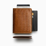Herringbone Wallet, Tan | Mantidy®