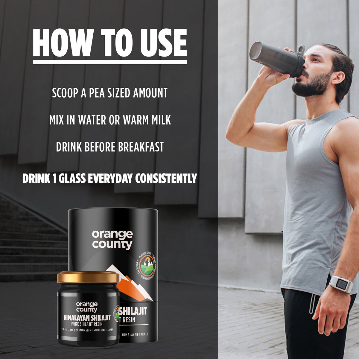 Orange County Himalayan Shilajit Resin 50g | Natural Energy Booster