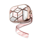 i-Blason Cosmo Series Case Designed for Airpods Pro, 360° Protective Stylish AirPods Case Cover Compatiable with Apple AirPods Pro (2019) (Marble)