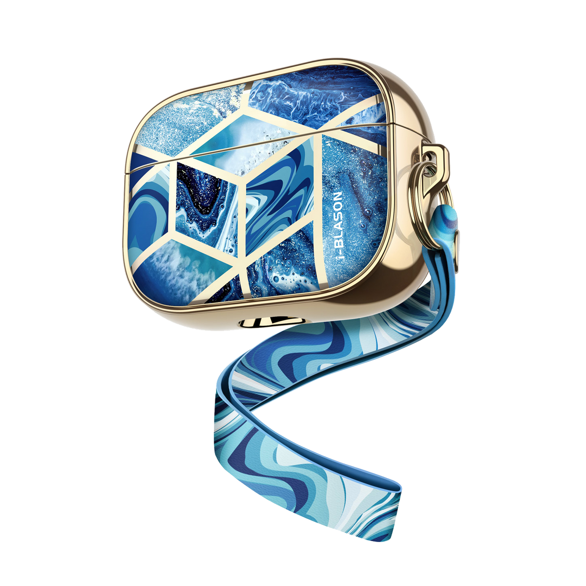 i-Blason Cosmo Series Case Designed for Airpods Pro, 360° Protective Stylish AirPods Case Cover Compatiable with Apple AirPods Pro (2019) (Ocean)