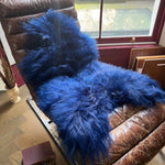Icelandic Sheepskin Navy Blue - Medium