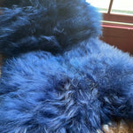 Icelandic Sheepskin Navy Blue - Medium