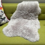 Icelandic Sheepskin Shorn Throw Dove Grey | Sheep Skin Rug | Large