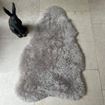 Icelandic Sheepskin Shorn Throw Dove Grey | Sheep Skin Rug | Large