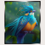 Illuminated Wall Art - Blue Bird
