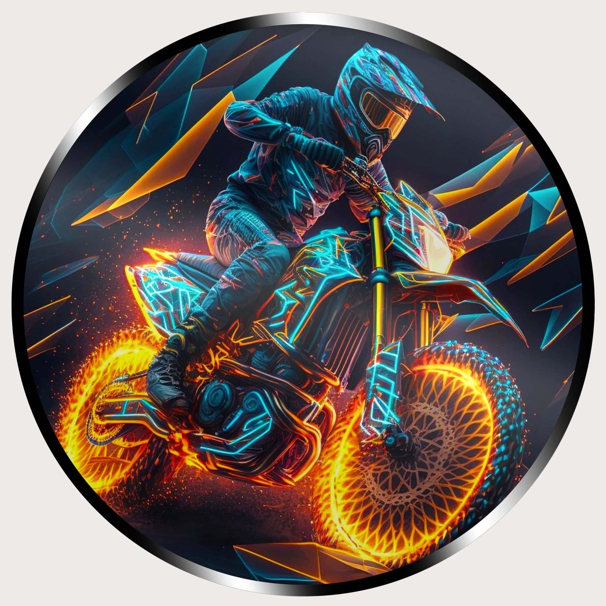 Illuminated Wall Art - Extreme Motorcycle