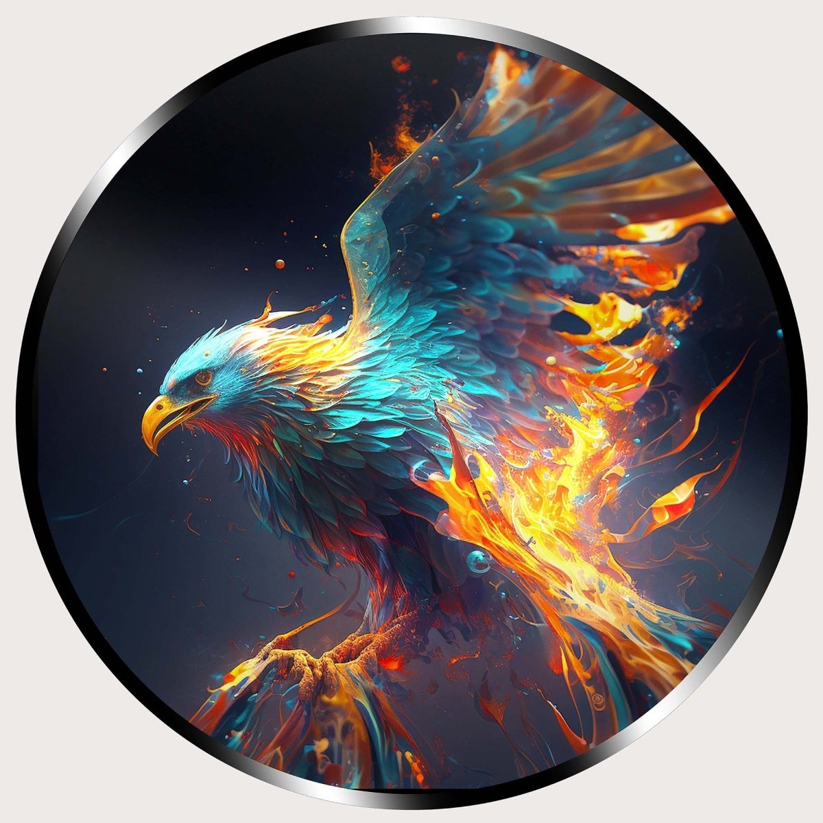 Illuminated Wall Art - Flying Eagle