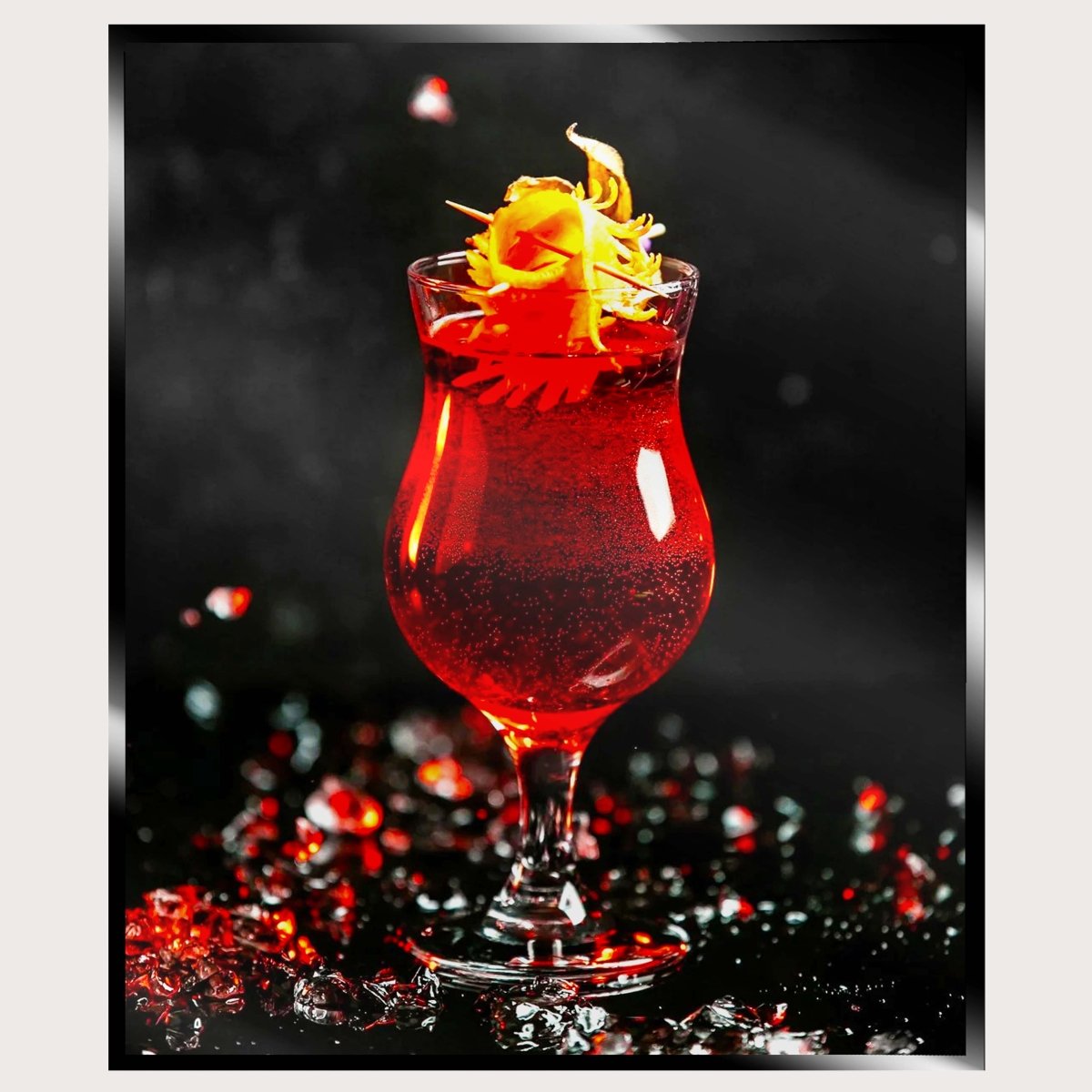 Illuminated Wall Art - Glass of Sangria