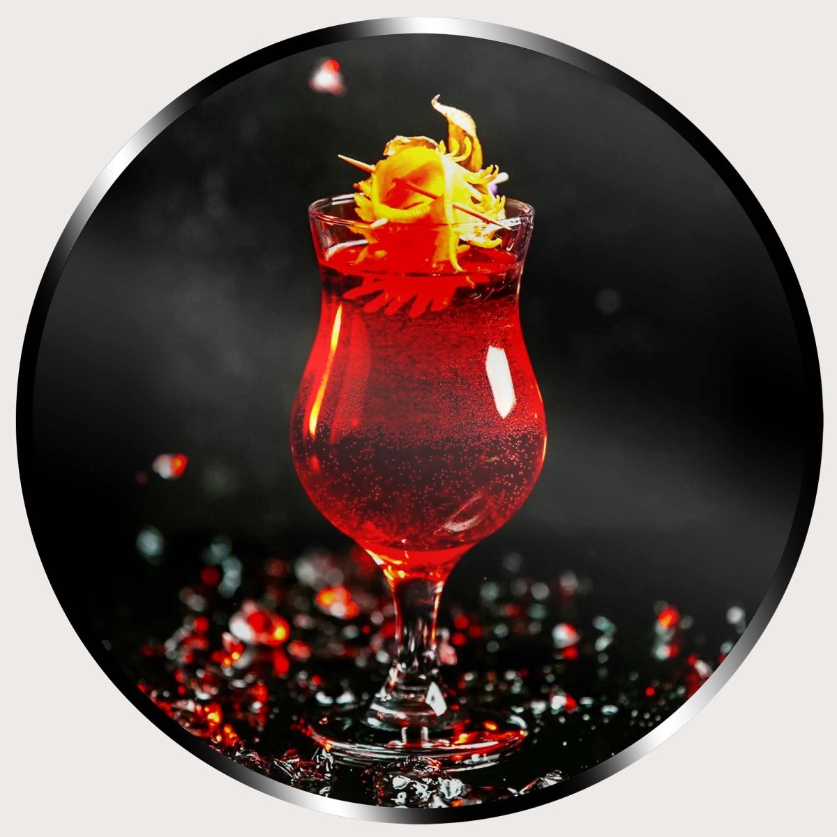 Illuminated Wall Art - Glass of Sangria
