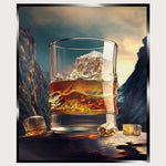 Illuminated Wall Art - Glass of Whiskey