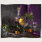 Illuminated Wall Art - Grapes and Wine