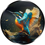 Illuminated Wall Art - Kingfisher in Flight