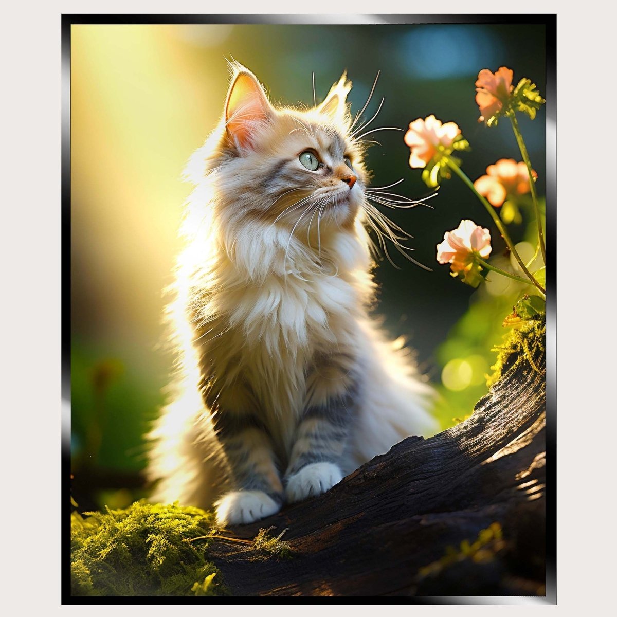 Illuminated Wall Art - Kitten