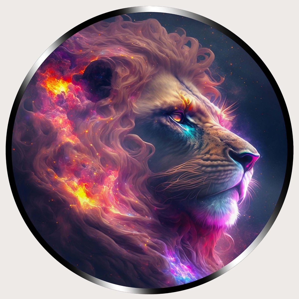 Illuminated Wall Art - Lion