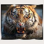 Illuminated Wall Art - Magestic Tiger