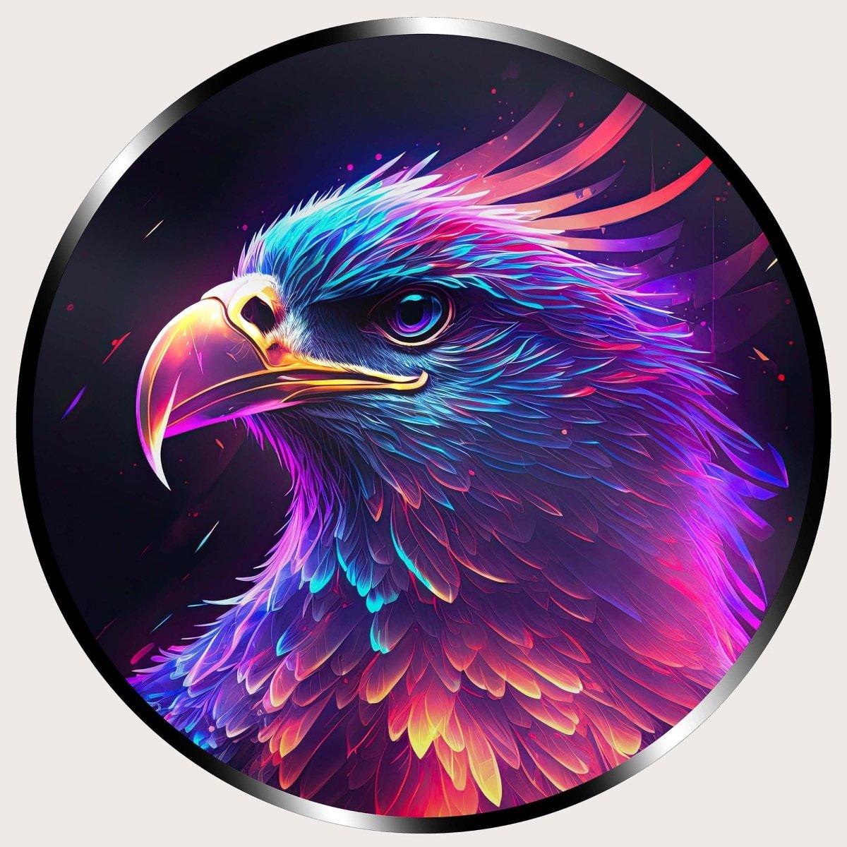Illuminated Wall Art - Neon Eagle