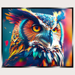 Illuminated Wall Art - Owl 3