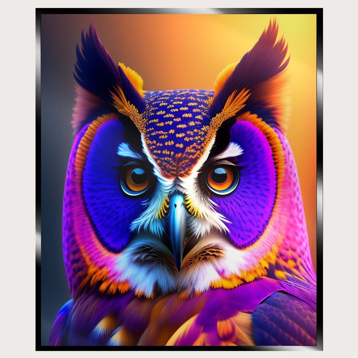 Illuminated Wall Art - Owl