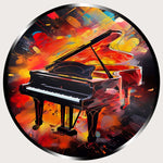 Illuminated Wall Art - Retro Piano