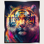 Illuminated Wall Art - Tiger 4