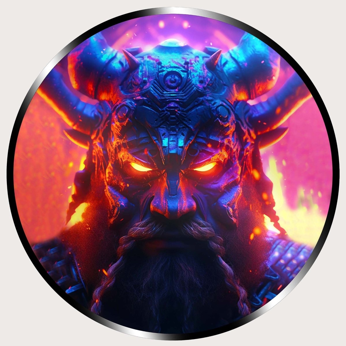 Illuminated Wall Art - Viking Warrior