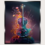 Illuminated Wall Art - Violin