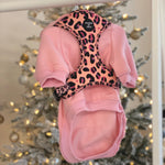 Soft Cotton Blend Dog Hoodie Light Pink