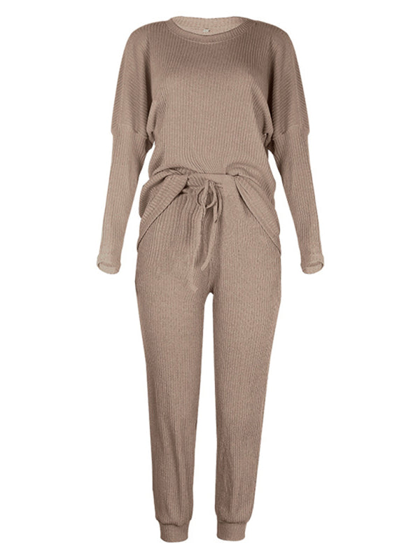 Women's Long-Sleeved Loose Loungewear Set