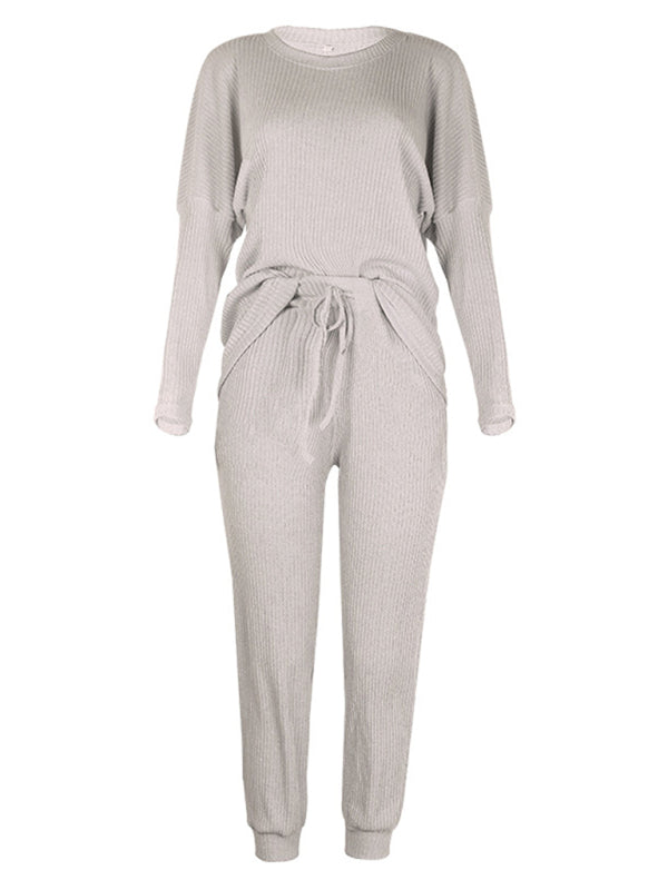 Women's Long-Sleeved Loose Loungewear Set