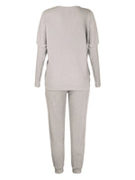 Women's Long-Sleeved Loose Loungewear Set