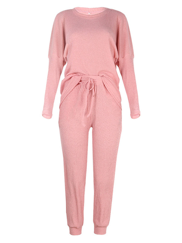 Women's Long-Sleeved Loose Loungewear Set
