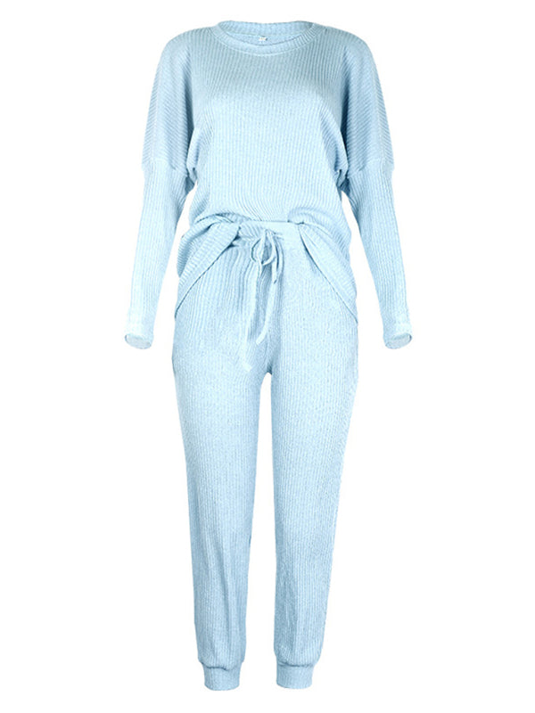 Women's Long-Sleeved Loose Loungewear Set