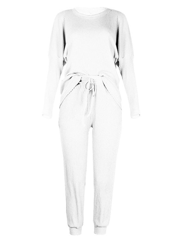 Women's Long-Sleeved Loose Loungewear Set