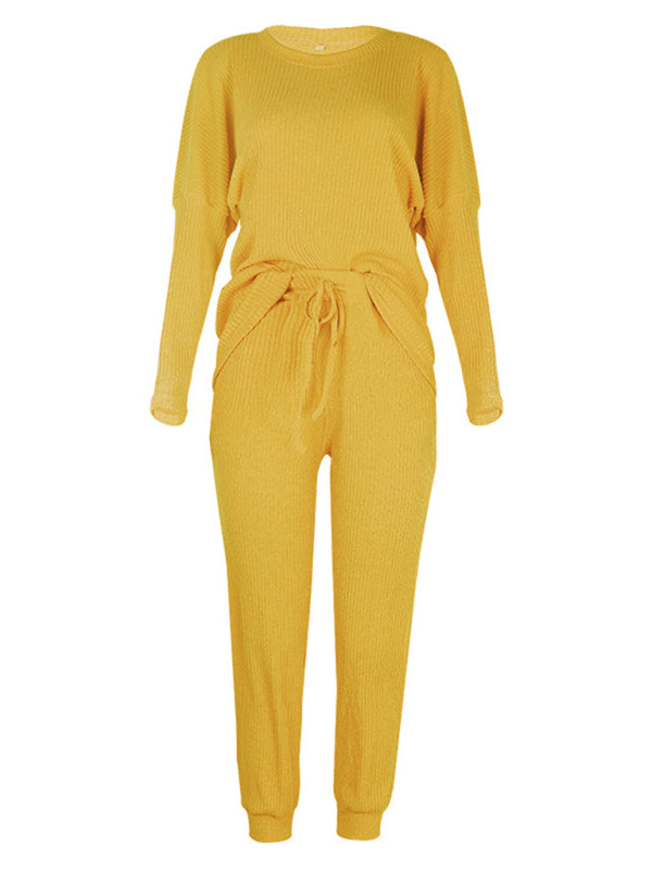 Women's Long-Sleeved Loose Loungewear Set