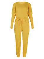 Women's Long-Sleeved Loose Loungewear Set
