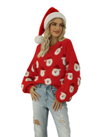 Women's Santa Knit Christmas Pullover Jumper
