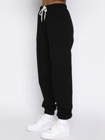 Women's Stand-Up Collar Zipper Sweatshirt & Trousers Loungewear Set - Vibrant Solid Color Comfort