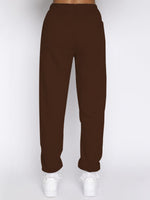 Women's Stand-Up Collar Zipper Sweatshirt & Trousers Loungewear Set - Vibrant Solid Color Comfort