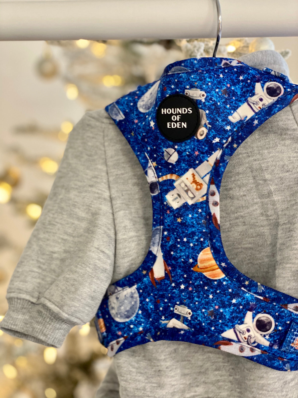 Soft Cotton Blend Dog Hoodie Grey