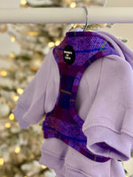 Soft Cotton Blend Dog Hoodie Lilac