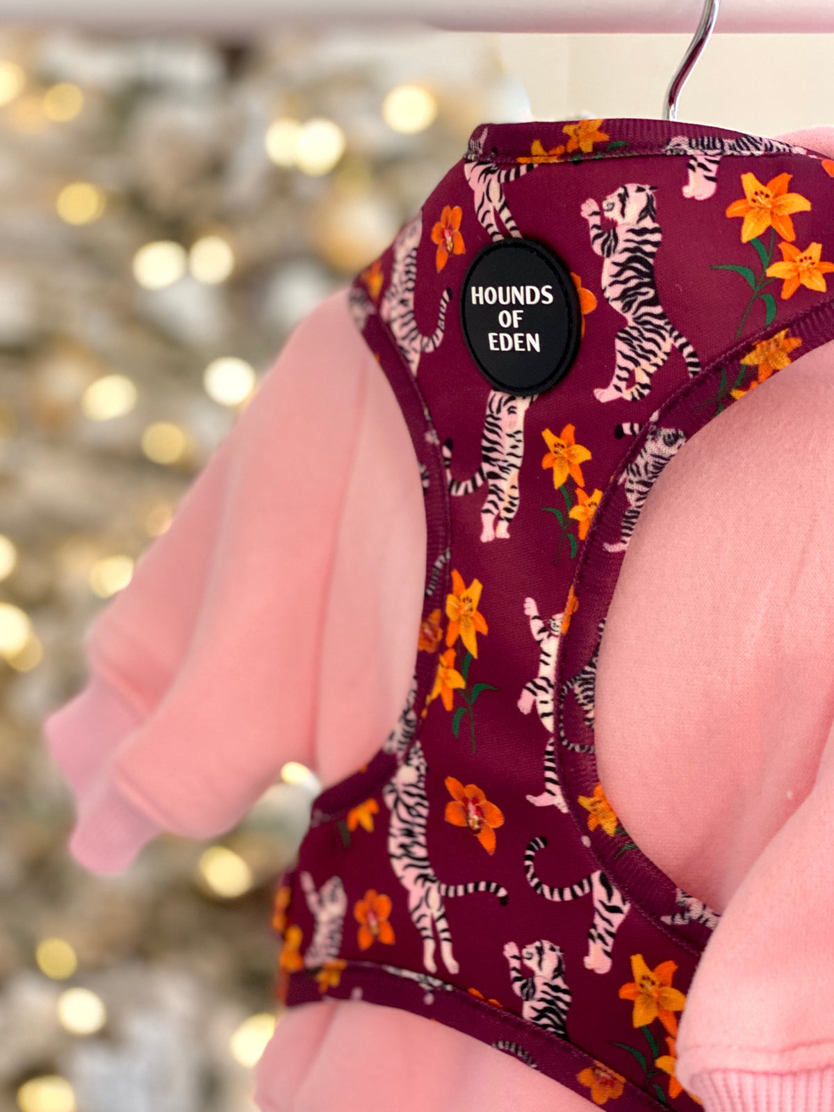 Soft Cotton Blend Dog Hoodie Light Pink