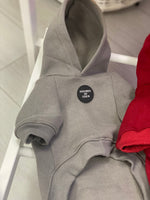 Soft Cotton Blend Dog Hoodie Charcoal Grey