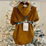 Soft Cotton Blend Dog Hoodie Brown