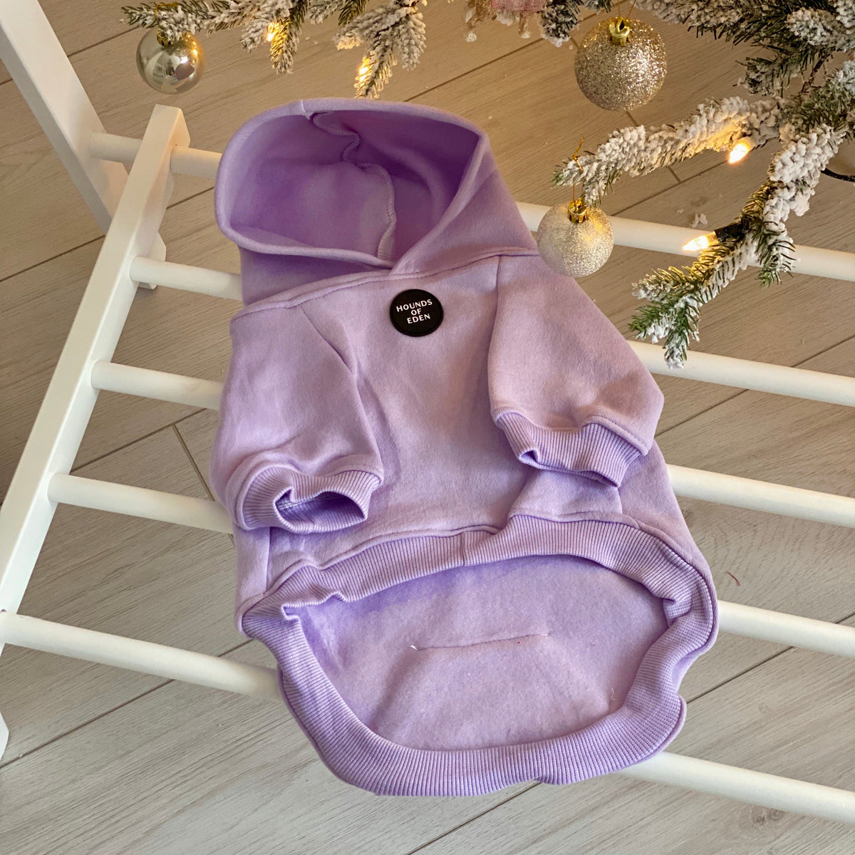 Soft Cotton Blend Dog Hoodie Lilac